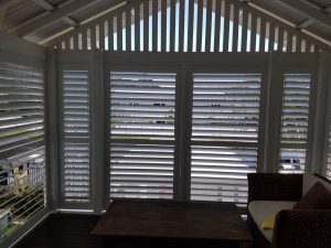 Living Room Shutter—A & B Lattice Patios in Bungalow QLD (2)