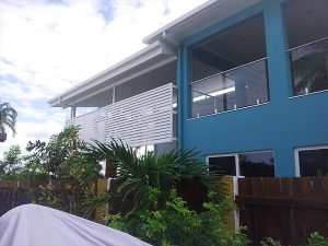 White Louvre 2—Lattice and Patios in Bungalow QLD