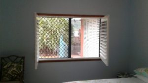Windows shutter—A & B Lattice Patios in Bungalow QLD