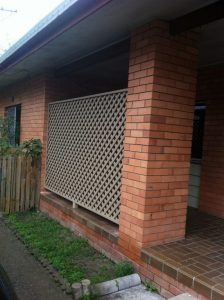 Wooden Screen 3—Screen in Bungalow QLD